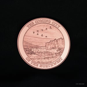 Copper Fergus Falls coin