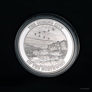 Fine silver Fergus Falls coin