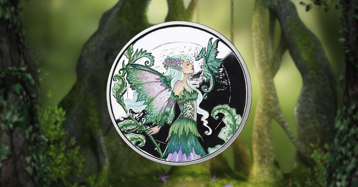Amy Brown Discovery Silver Coin: Collectible Fairy Coin