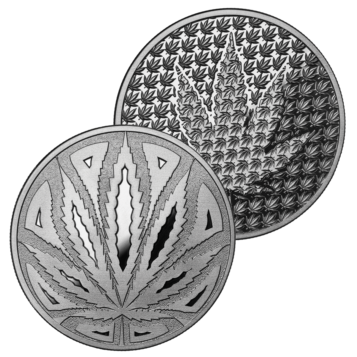 Big Leaf Hidden Leaf Solid Silver Collectible